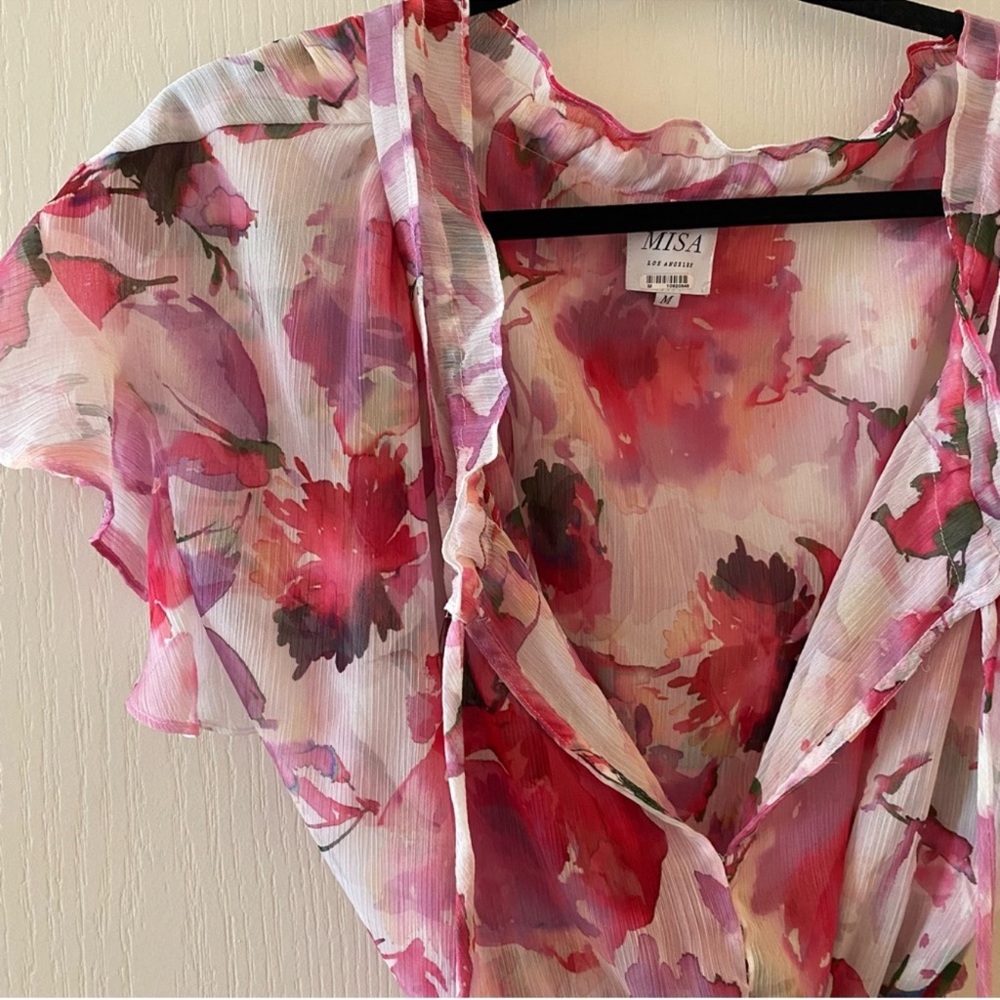 MISA Los Angeles Natalia Dress in Garden Fuchsia - M - Picture 11 of 16